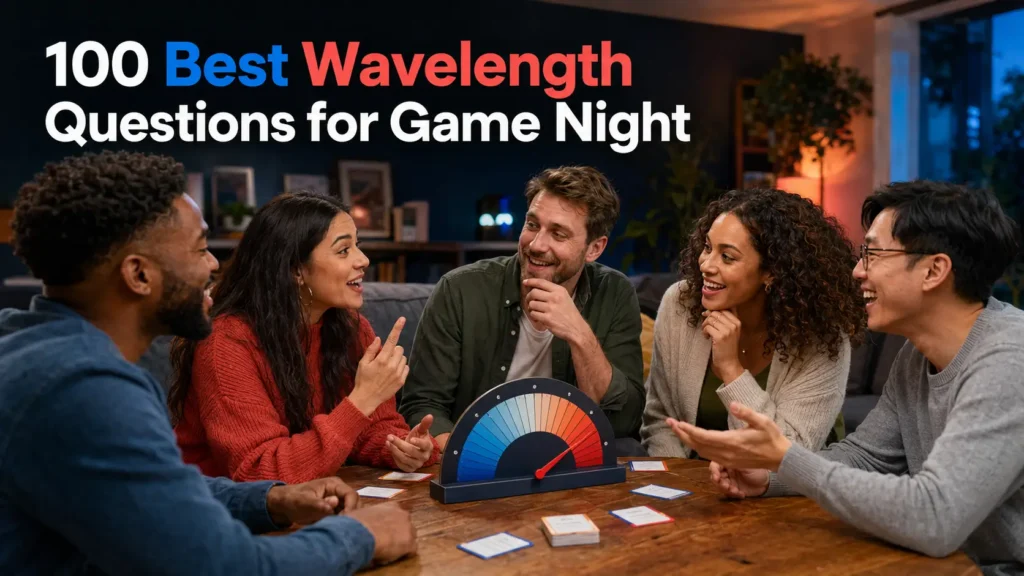 100 Best Wavelength Questions for Game Night